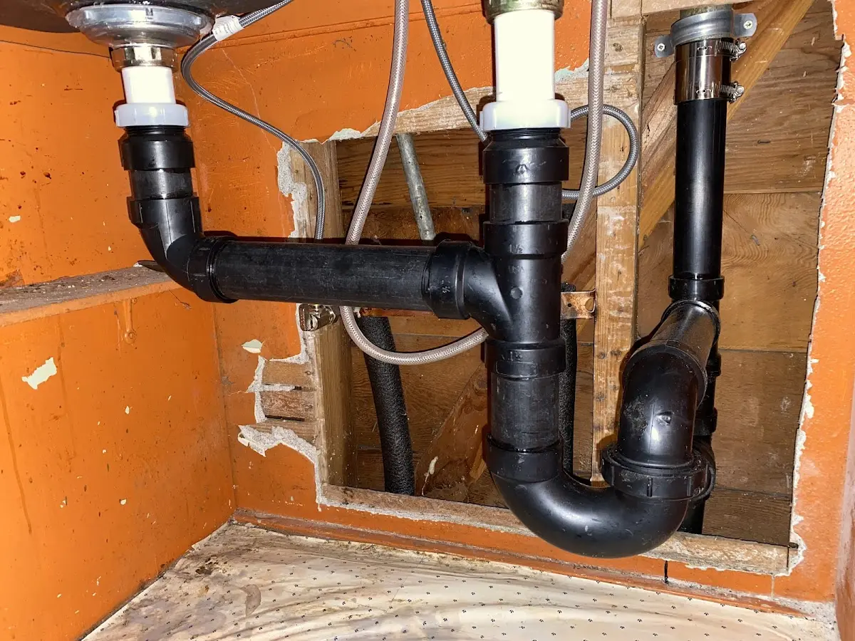 Professional Repiping Services equipment and tools on the job in Minster